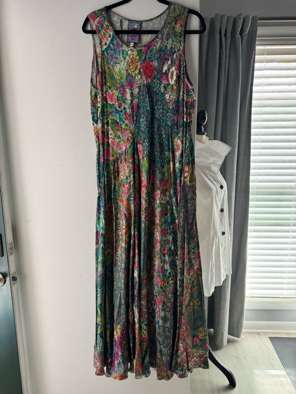 NWOT Johnny Was Bias Cut Floral Maxi L